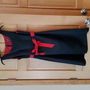 Dressbarn Size 4 Black and Red Dress